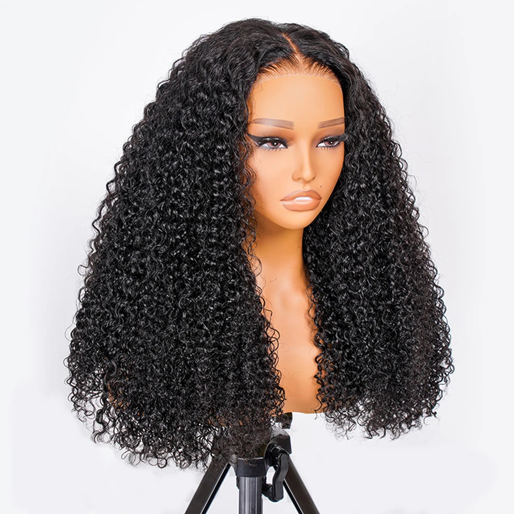 Brazilian Short Bob Wig 13x4 Lace Frontal Human Hair Wig Deep Curly 4x4 Transparent Lace Front Water Curly Closure For Women
