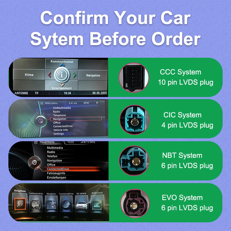 Pantalla CarPlay AUTOTOP para BMW 1 2 3 4 Series F20 F21 F30 F31 F32 F33 F34 reproductor Multimedia para coche Carplay inalámbrico Android Auto 2