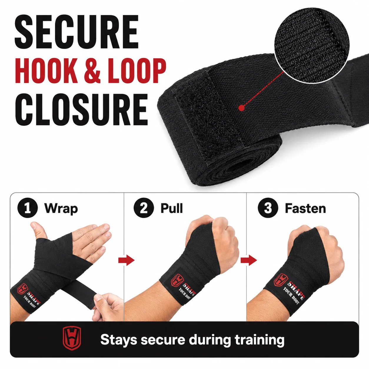 3m Cotton Boxing Hand Wraps