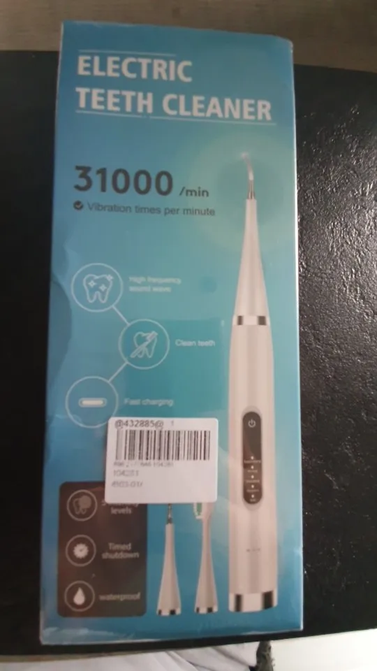 Electric Teeth Whitening Dental Calculus Scaler Plaque Coffee Stain Tartar Removal High Frequency Sonic Toothbrush Teeth Cleaner photo review