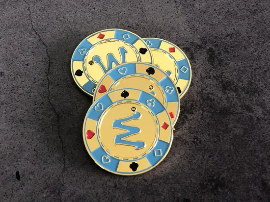 Oliver Magie Magic Tricks의 금속 칩 세트 Magia Close Up Illusions Gimmick Props Magica