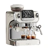 15bar Italian Electric Espresso Coffee Maker Pump Pressure Semi-automatic Milk Foam Grinding Integrated Coffee Machine Grinder 3