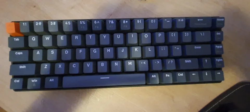 60% Wireless Mechanical Keyboard – Bluetooth, 68 Keys, Red Switch photo review