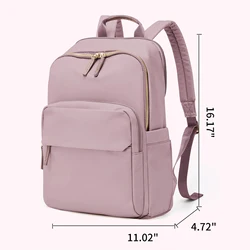 Versatile Women's Large Capacity Backpack - Travel, Business, and School Bag (Pink)