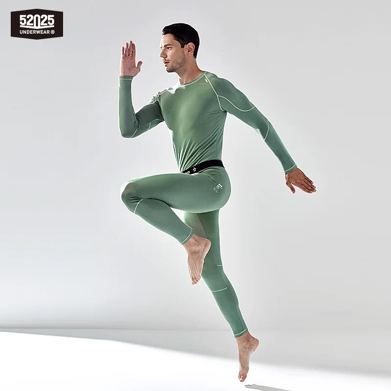 52025 Men’s Thermal Underwear – Functional & Stylish with Innovative Enlarged Pouch. Perfect for Daily Wear or Light Sports - 2