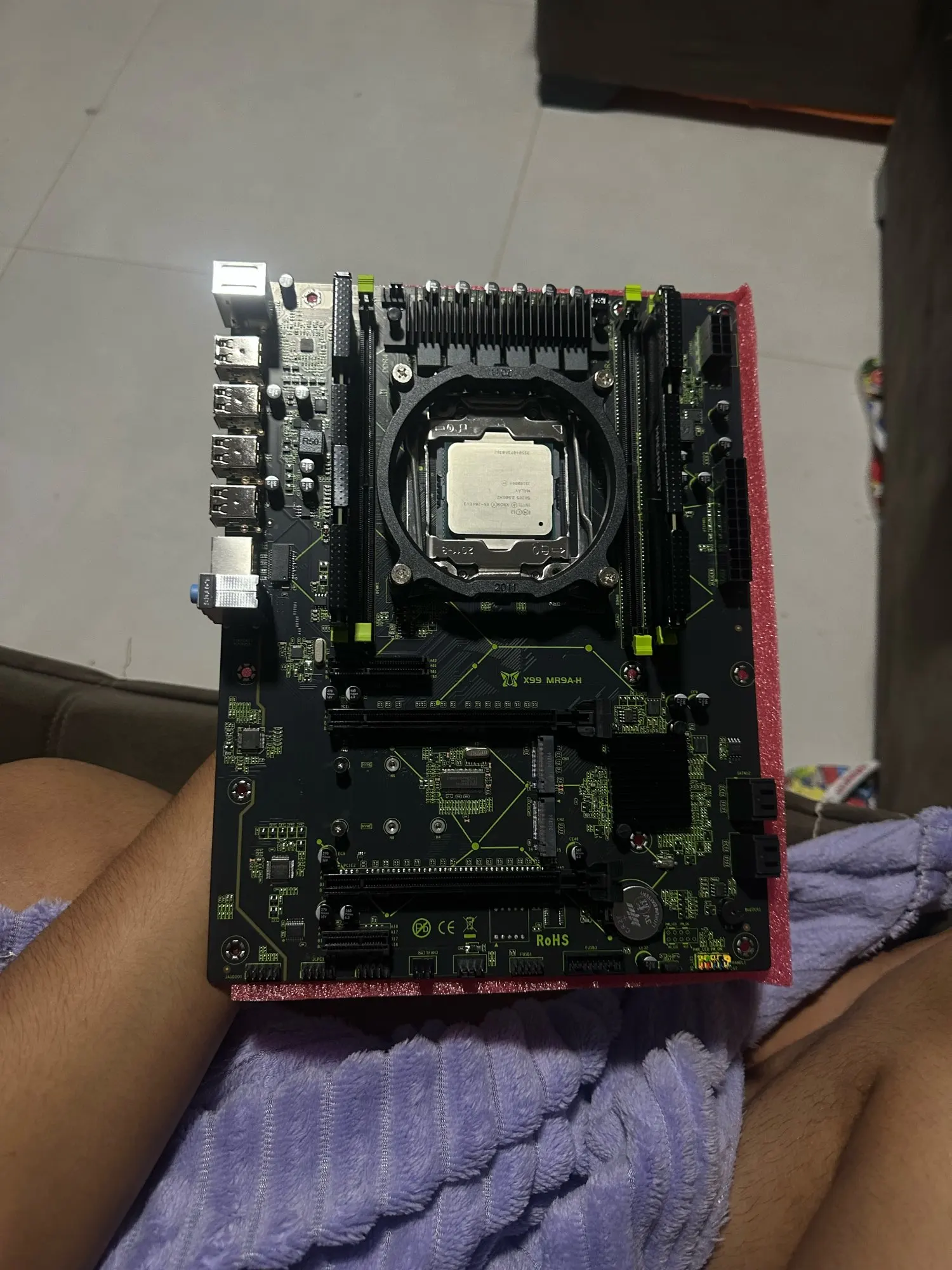 MACHINIST X99 ATX Motherboard Set Kit MR9A-H With LGA2011-3 Xeon E5 2640 V3 CPU DDR4 16GB RAM Memory NVME M.2 SATA photo review