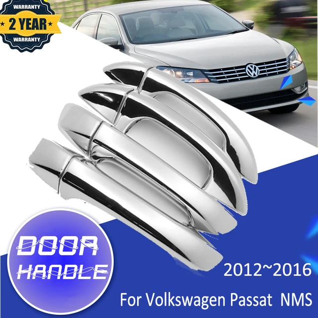 Chrom Auto Türgriff Abdeckung Für VW Volkswagen Passat NMS 2012-2016  Luxuriöse Anti-scratch Auto Trim Aufkleber auto Accessoire 2016 - AliExpress