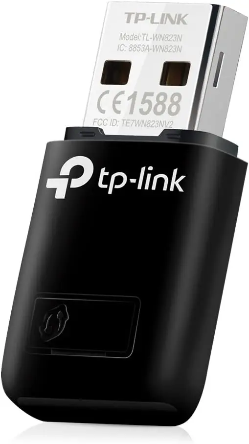 Adattatore Wifi Usb Wireless Tp-Link Tl-Wn823N Compatibile Con Raspberry Pi, N 300 Mbps, Mi-Mo, Wps, Modalità Softap