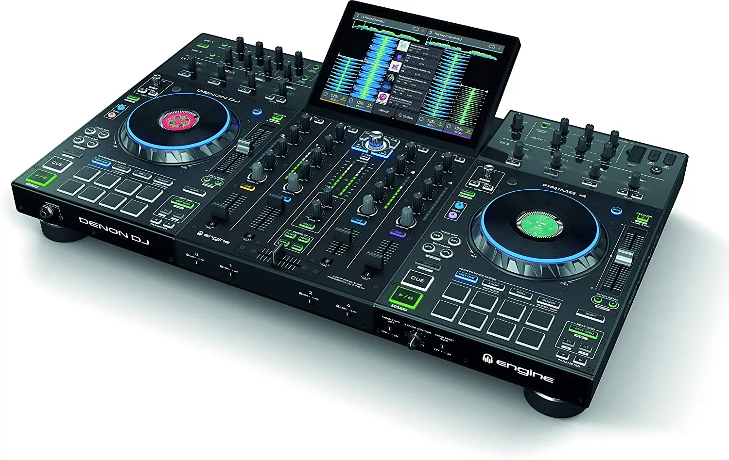 

Новинка в STOKES на Denon DJ PRIME 4 автономный 4-колодный 10-дюймовый HD мультисенсорный дисплей