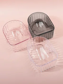 Vaschetta per Rimozione Smalto, Accessori per Unghie Acriliche, Trattamento Manicure Fai-da-Te per Salone e Spa