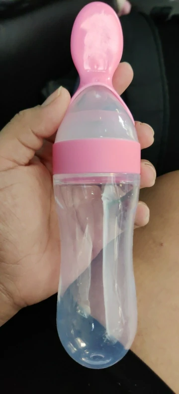 Squeezing Spoon Feeding Baby Bottle – TheToddly