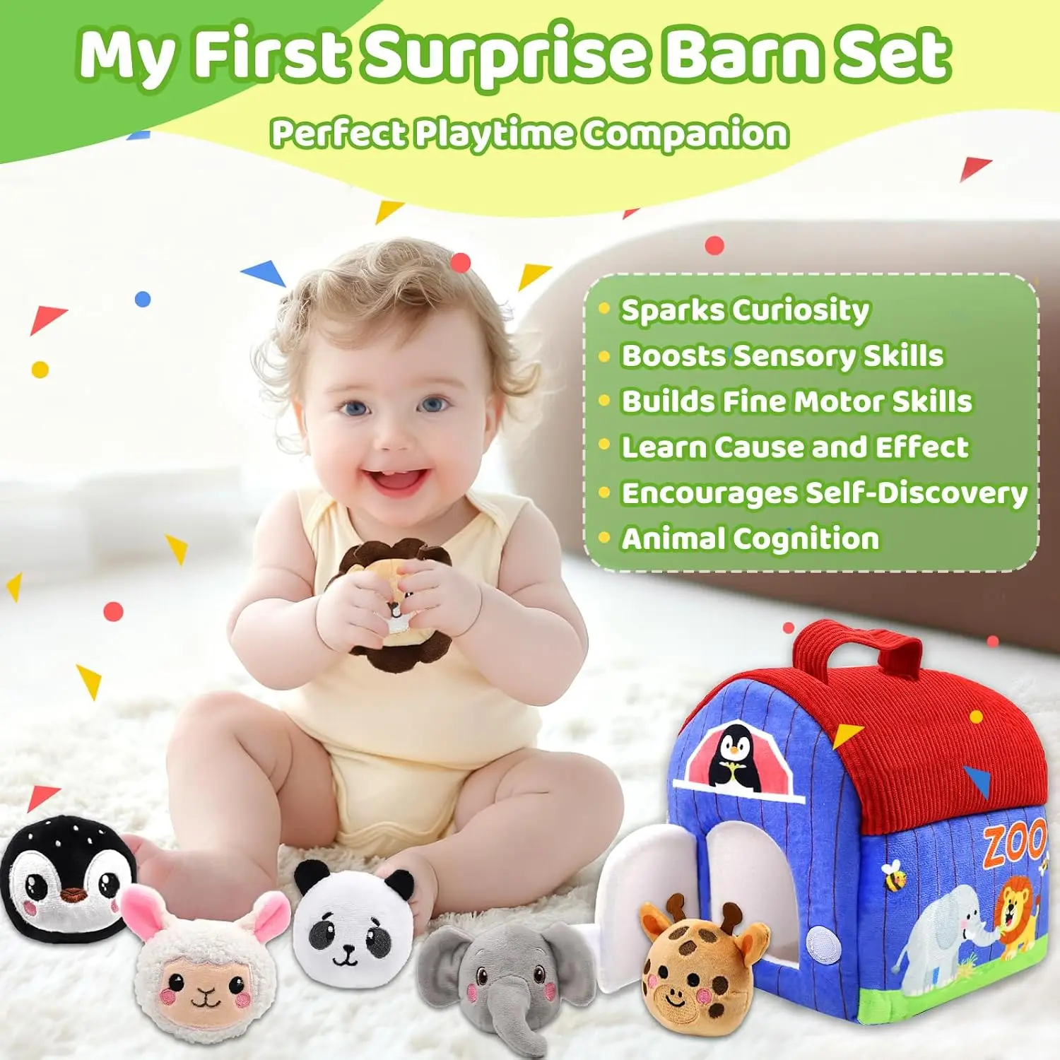 Montessori cloths Toys Magic Cotton Animal Tissue Box Kids Finger Exercise Cloth Busy Box Toys Baby Educational Activity Sensory 2