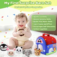 Montessori cloths Toys Magic Cotton Animal Tissue Box Kids Finger Exercise Cloth Busy Box Toys Baby Educational Activity Sensory 2