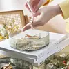 3-Tier Clear Stackable Earring Organizer - Jewelry Display Case with Lid for Rings/Necklaces (Green Compact Storage Box) 4