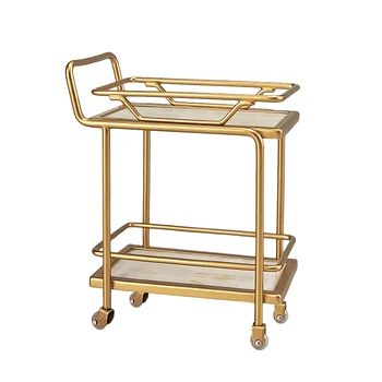 Aizulhomey Casa delle bambole Mobili da cucina Bambole Fritillary Carrello in metallo Blythe Accessori per casa delle bambole OB11 Auto da pranzo Dessert Car