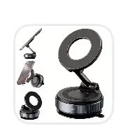 Magnetic Car Phone Holder 360° Rotation Folding With Vacuum Suction Cup For iPhone 12-16 Series Car/Gym/Driving Phone Holder photo review