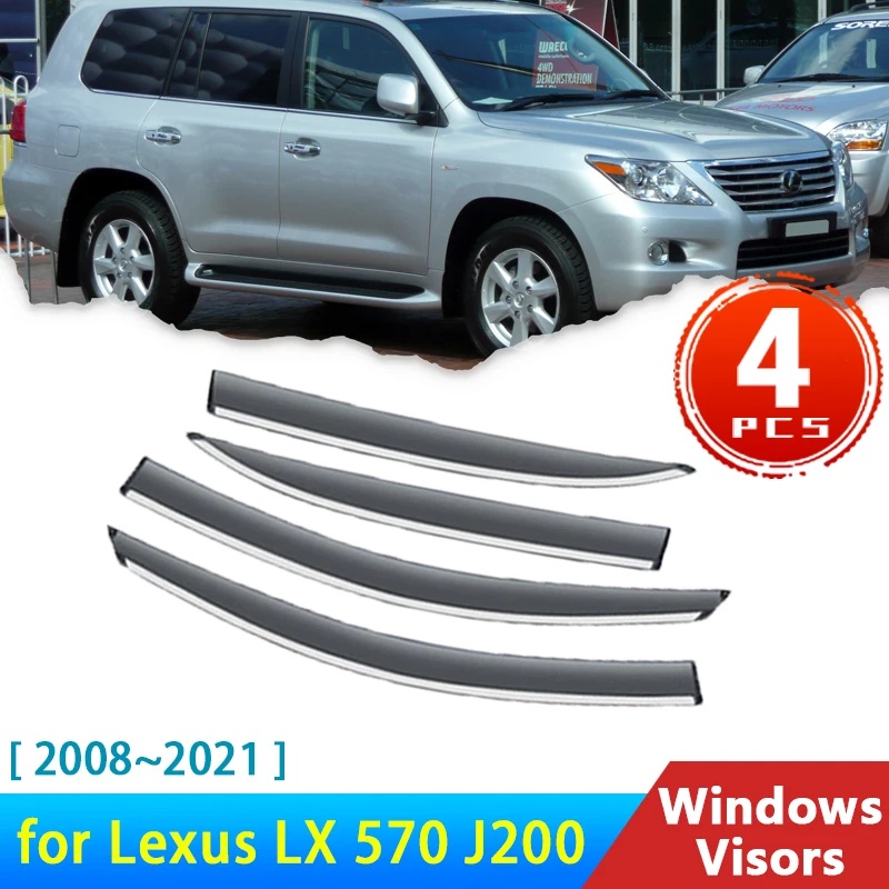 Deflectors For Lexus Lx 570 Toyota Land Cruiser J200 200 20082021