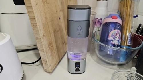 Factory Direct Hydrogen Rich Water Generator Bottle SPE & PEM Tech 6000PPB Dual Chamber Maker Ionizer H2 Inhalation Device photo review