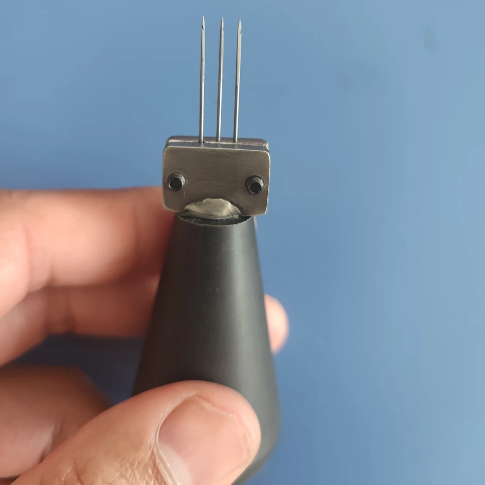 Handheld Hair Injection Tool for Ventilation Mannequin Head with Human Hair Pieces Toupee and Wigs