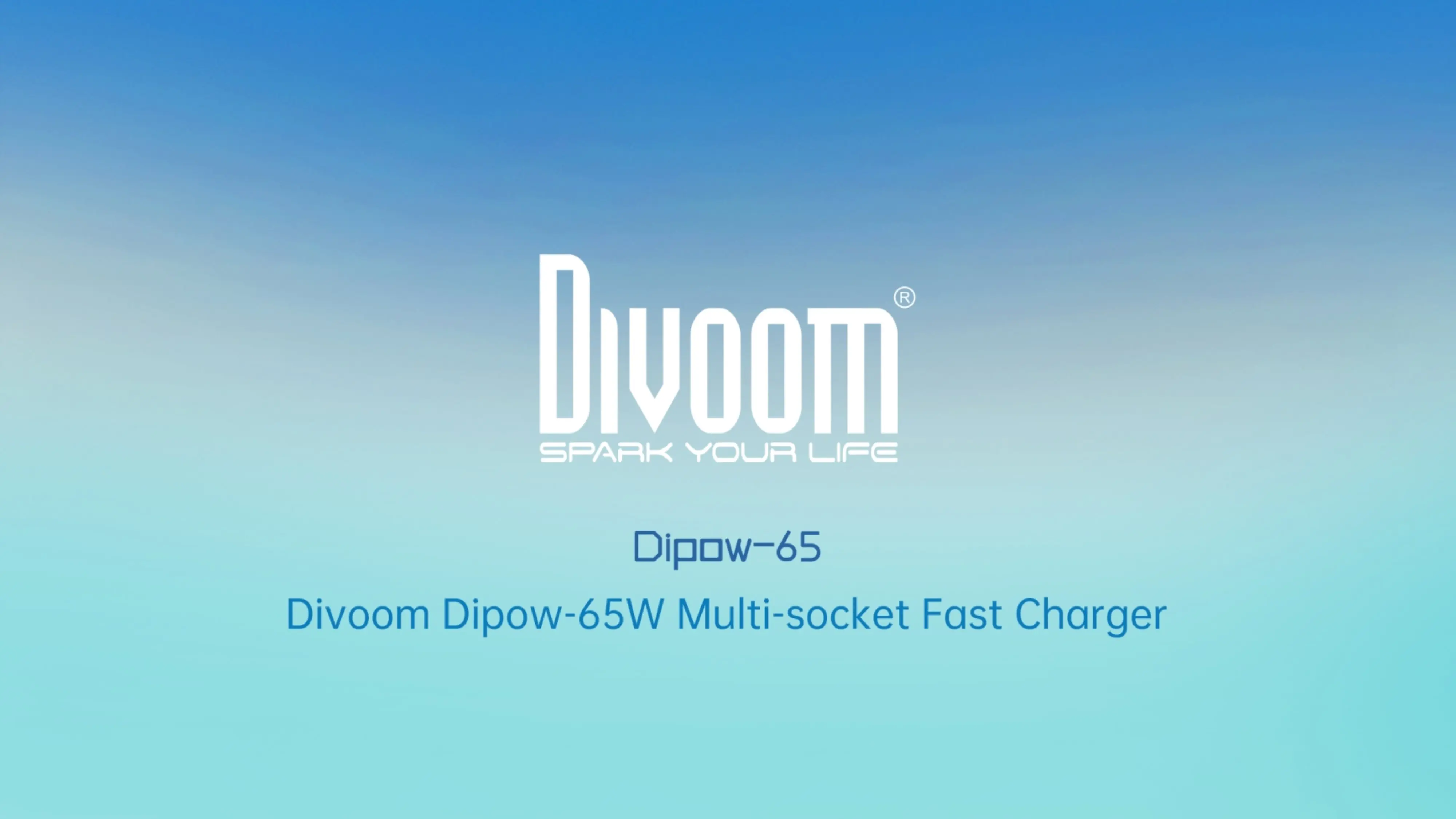 Divoom Dipow-65W Multi-socket Fast Charger Laptop Fast Charger 3 in 1 Adapter Fo