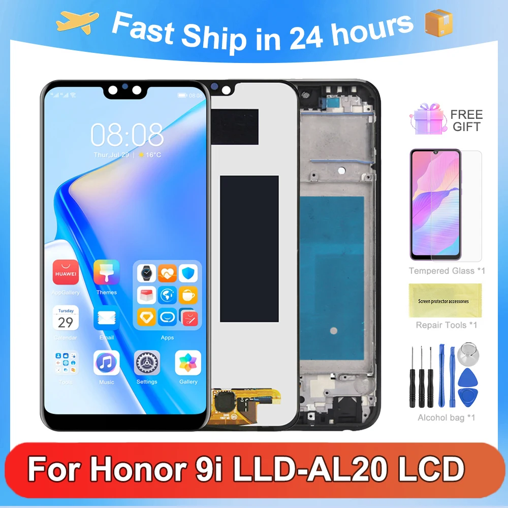 

5.84'' Original LCD For Honor 9i Lcd Display Touch Screen Digitizer Assembly Parts For Honor 9i 9N LLD-AL20 LLD-AL30 Replacement