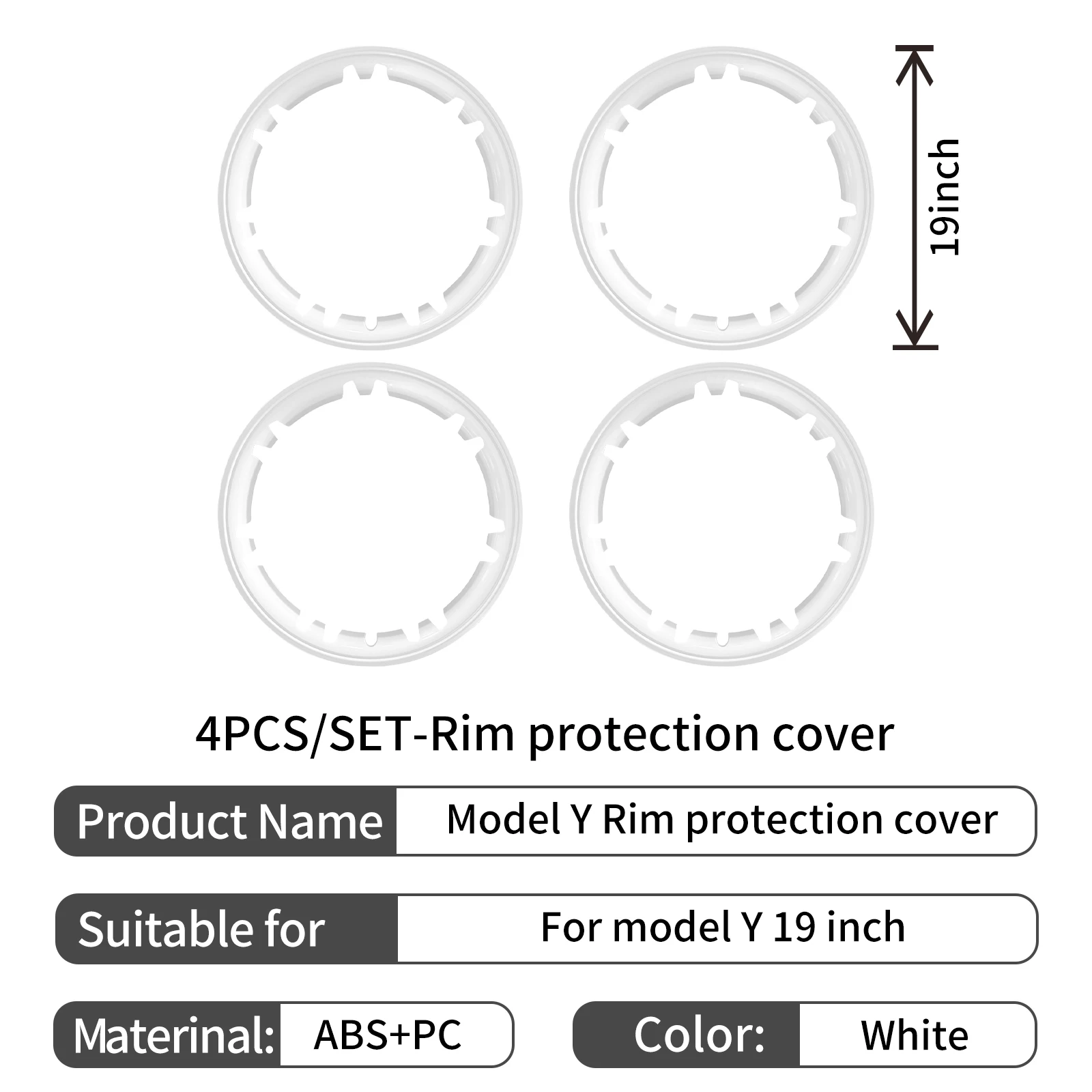 19Inch White