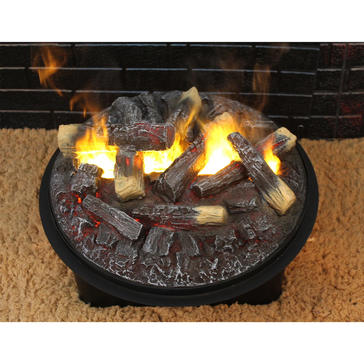 3D Water Vapor Fire Pit Bowl Lot Set Version Electric Fireplace Steam Flame  Effect Humidifier - AliExpress