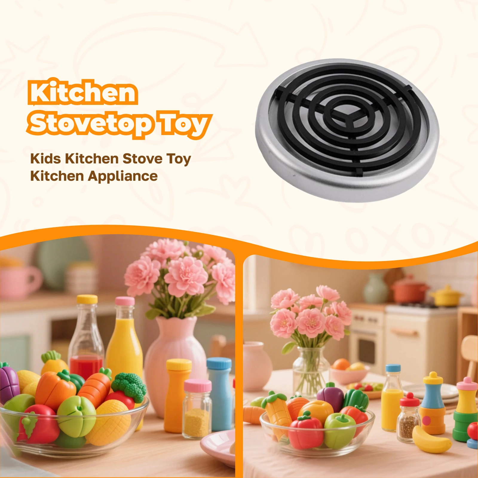 Juego de Cocina de Juguete para Niños