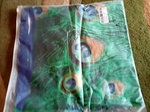 Elegant Long Headband Yellow Floral Silk Scarf photo review