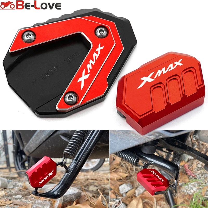 Motorcycle Béquille Latérale Béquille Pad Agrandisseur De Béquille Pour