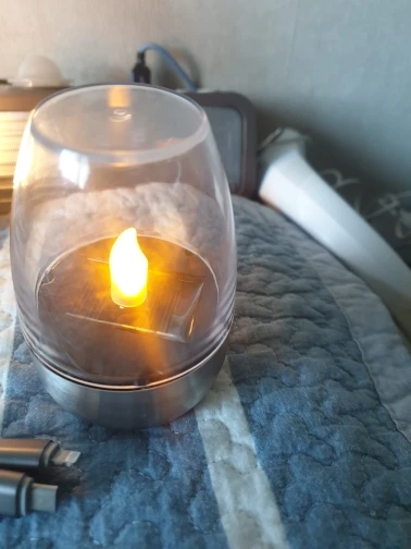 LED Solar Candles Night Light - Waterproof and Rechargeable photo review