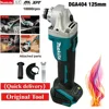 Makita DGA404 18V Brushless Electric Angle Grinder 125mm Cordless Grinder Metal Wood Grinding Polishing Cutting Power Tool