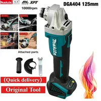 Makita DGA404 18V Brushless Electric Angle Grinder 125mm Cordless Grinder Metal Wood Grinding Polishing Cutting Power Tool