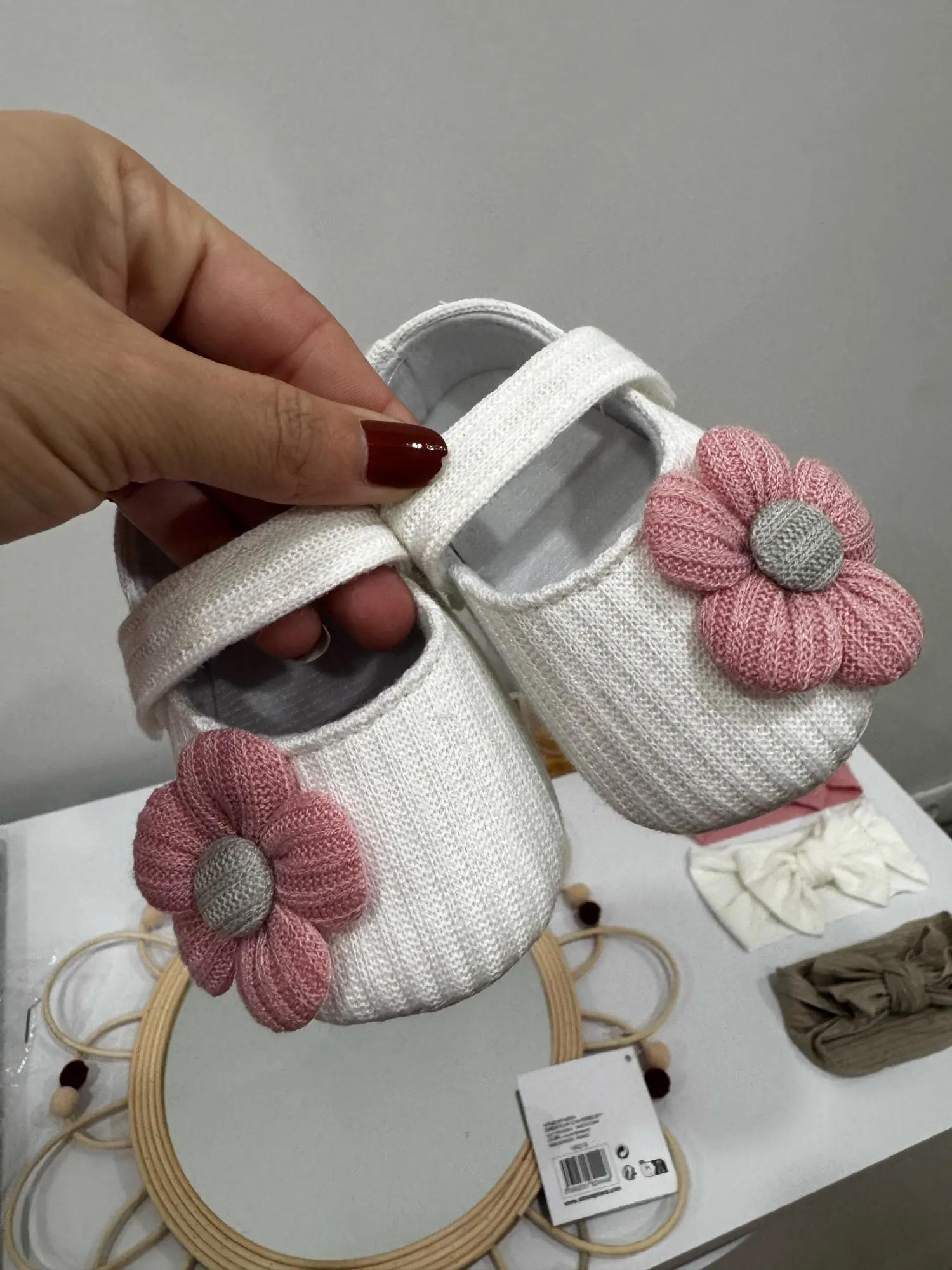 Retro Spring Autumn Toddlers Prewalkers Cotton Shoes Infant Soft Bottom First Walkers photo review