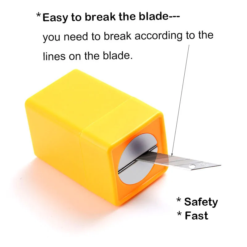 Professional Blade Disposal Container Snap Off Knife Waste Damaged Blade Storage Box Tinting Film Sticker Cutting Tool Can
