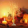 1pc 144 LED Birch Tree Lights, Warm White Light, USB And 3AA Battery Powered (Not Included), Holiday  Decorative Tree 4