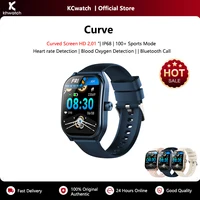 KHwatch 2.01"Curved Screen Man Watches 5.3Bluetooth Call IP68 100+Sport Mode Sport Waterproof Watches Digital Watch For Boy Teen