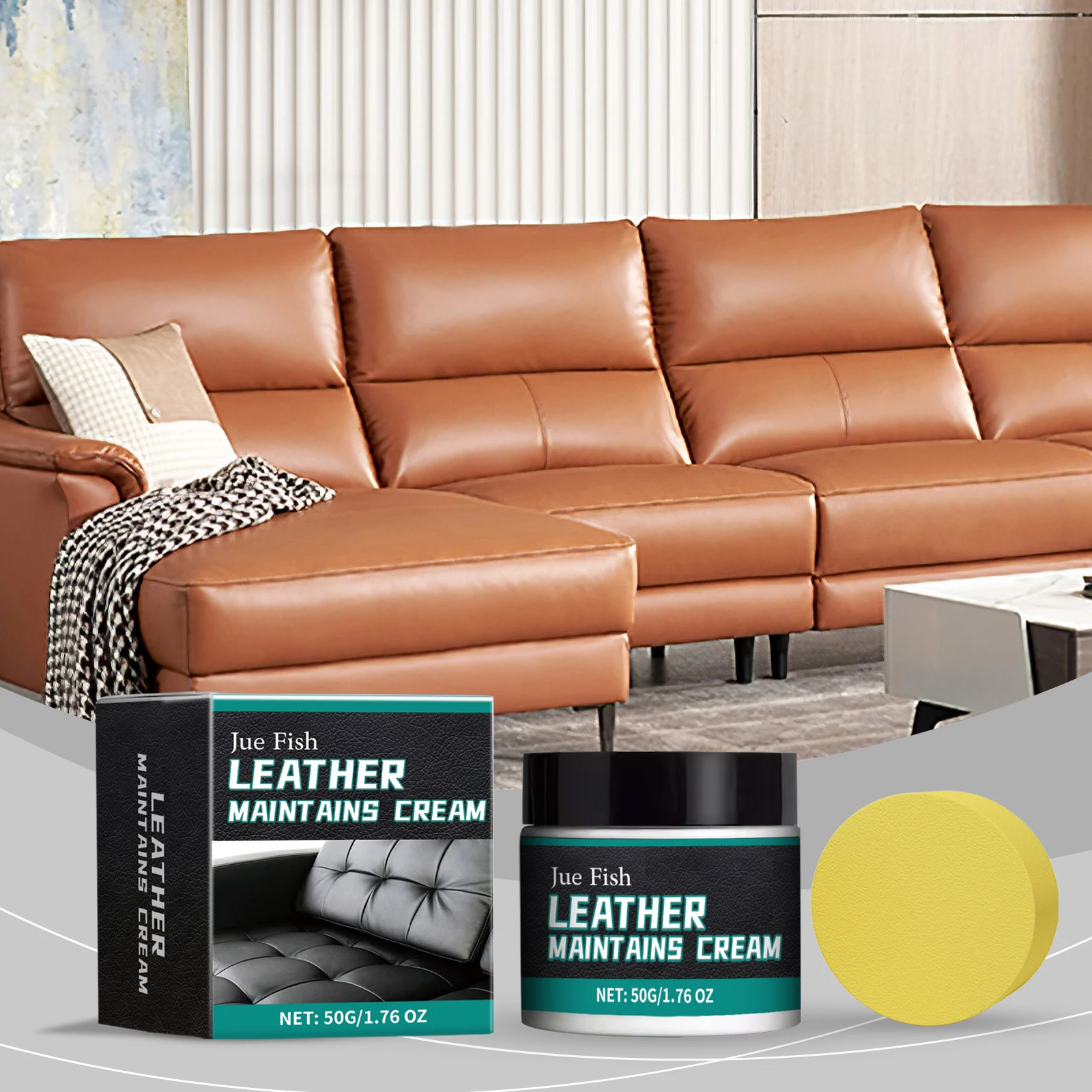 Leather Care Cream for Car Interior and Furniture