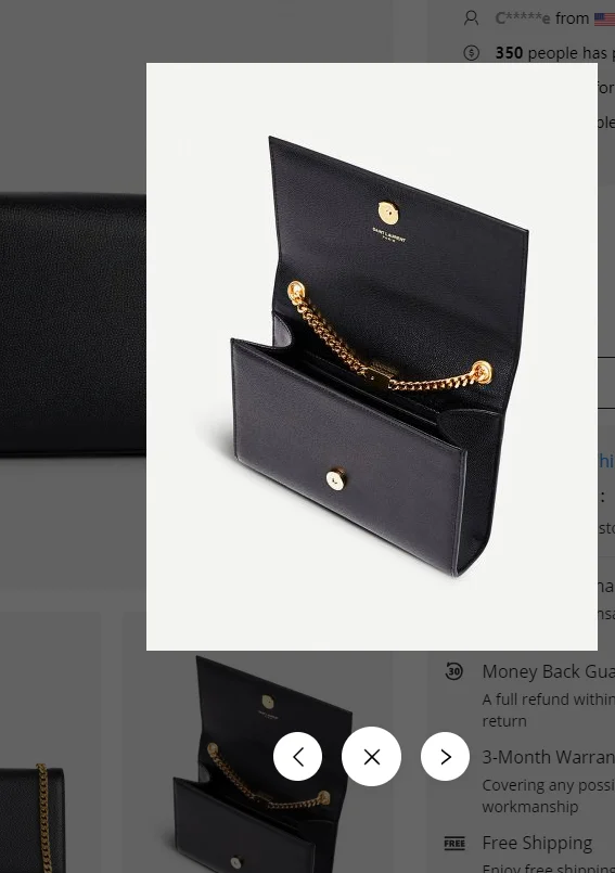 VIP【関税送料無料】希少 SAINT LAURENT KATE SMALL SHOULDERBAG Kate Small leather shoulder bag in black - Saint Laurent