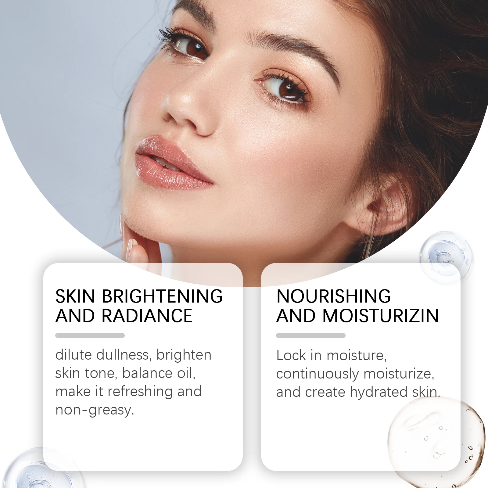 EELHOE Salicylic Acid Facial Serum Gentle Nourishing Improve Dullness Smoothing Oil Control Moisturize Refreshing Face Serum