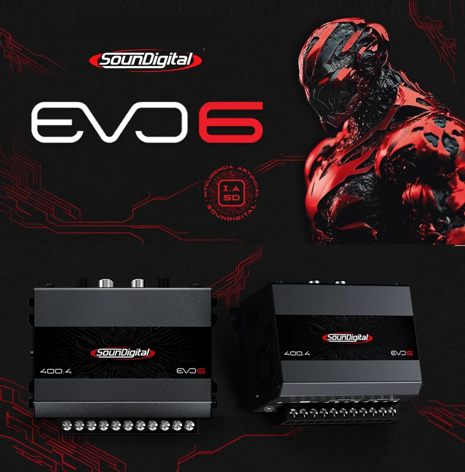 Soundigital 400.4 EVO6 Module Amplifier 400W RMS 4-Channel 4-Ohms
