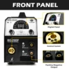 HZXVOGEN 4 in 1 Aluminium Welding Machine MIG/ARC/LIFT TIG Pulse Semi-automatic Digital Display IGBT Inverter Welder MIG250DP 1