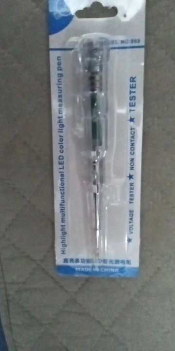 Test Pen Color Double Light Sensor Beep Alarm Electrician Test Broken Zero Fire Wire Detection Pen High Bright Electrician Pen photo review