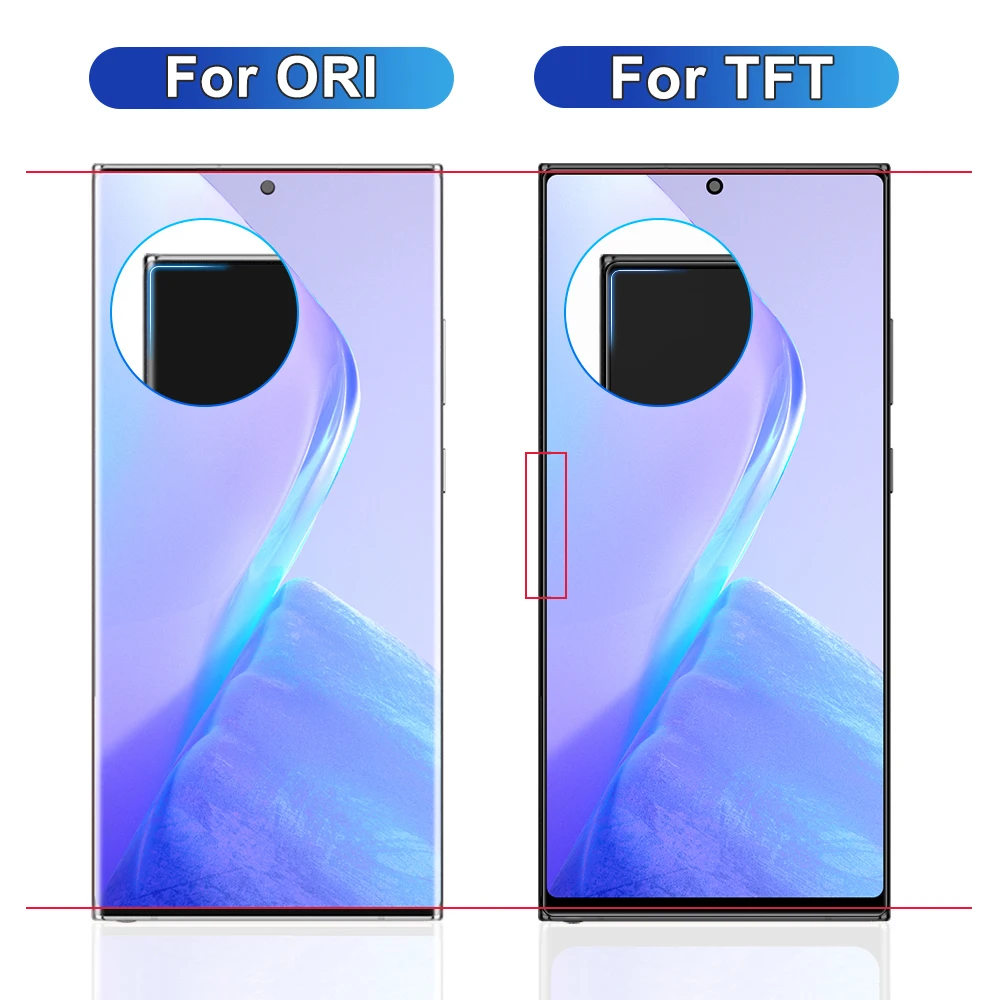TFT Ʈ 20 Ʈ LCD, Ｚ  Ʈ 20 Ʈ ÷, 5G N986B/DS ġ ũ ü, Ʈ 20 Ʈ 4G N985F/DS LCD