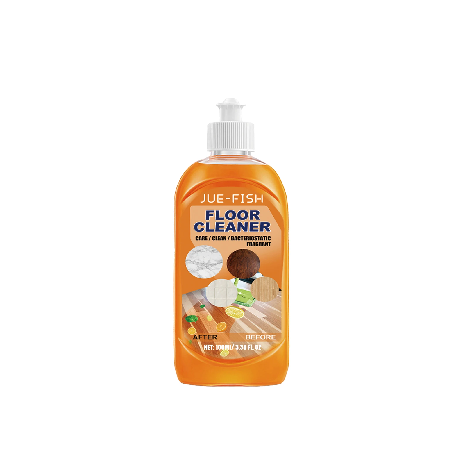 JUE-FISH Popular Floor Caring Cleaning Anti-bacterial Fragrant Strong Cleaning Ability Big Capacity Floor Cleaner