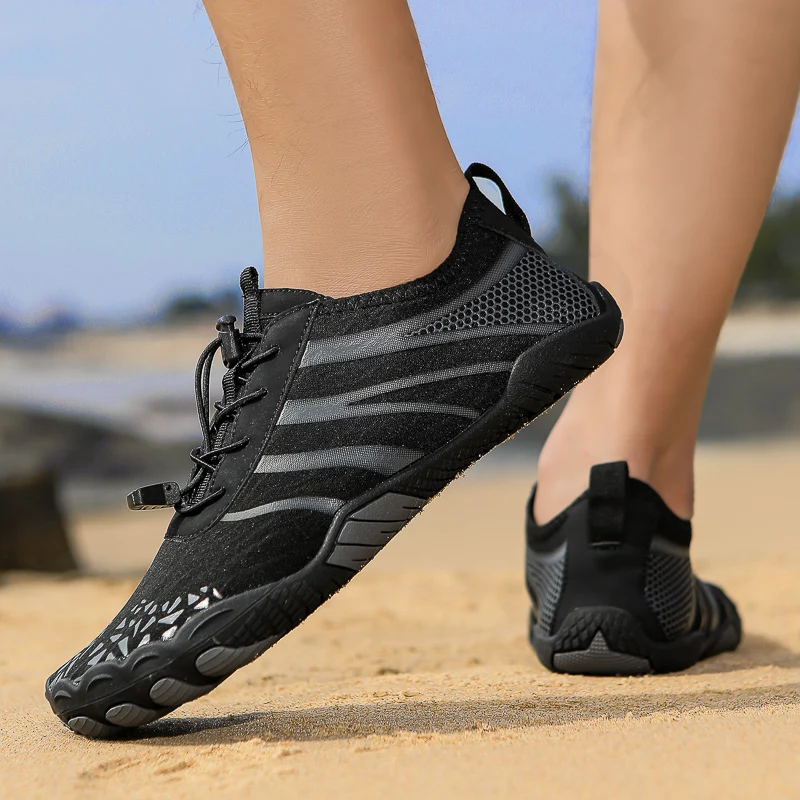 Men Aqua Shoes, Women Barefoot Water Shoes, Quick Dry Beach Sandals, Wading Sneakers, Surfing Boots, Lightweight Size 35-46