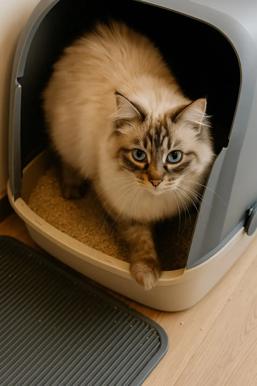 Non-Stick Ultra Clumping Cassava Tofu Cat Litter Odour Control Low Tracking Kitty Litter Plant-Based Ingredient 4KG/PACK photo review