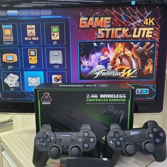 Games - Game Stick 4k Box 02 Controles sem Fio com 3500 Jogos - MAGAZINE -  Moda, calçados, acessórios; eletrônicos; ferramentas; esporte e fitness;  joias; pet; suplementos; brinquedos;