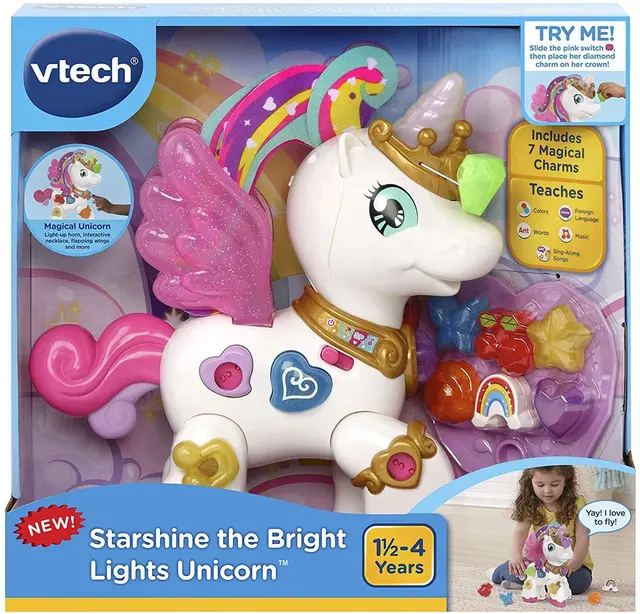  Myla The Magical Unicorn and Starshine The Bright Lights Unicorn Birthday Gift Interactive Plush Toy Singing Unicorn