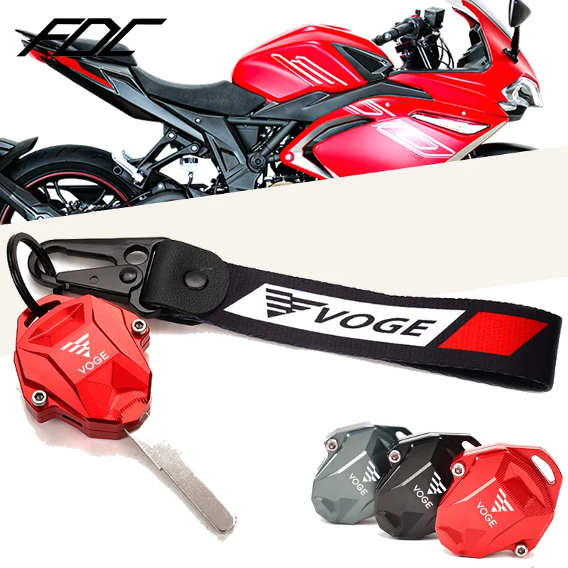

For VOGE 300AC 250RR 300RR 525R 500AC 650DS 300 RR Motorcycle CNC Aluminum Keycase Cover Shell Protector Keychain Accessories